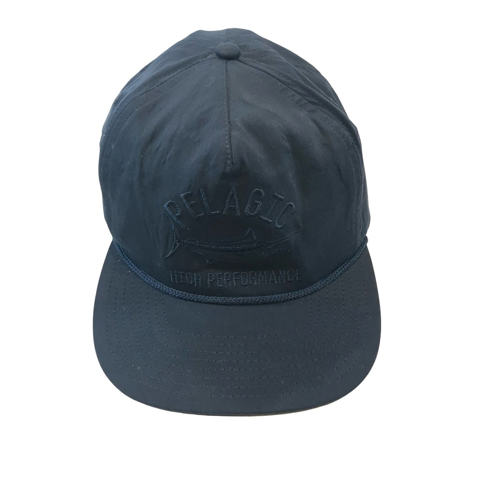 Pelagic High Performance Snapback Fishing Cap Black One‎ Size Fits All